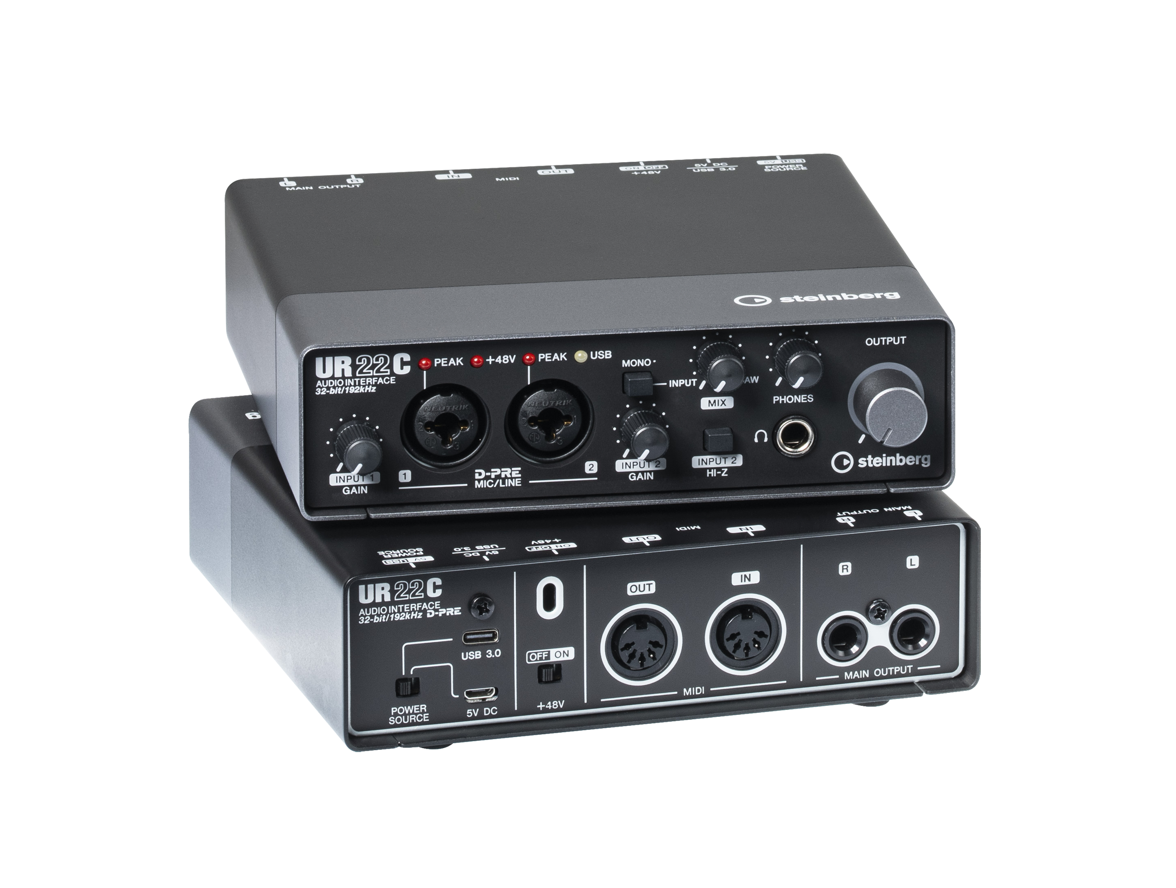 Steinberg UR22C USB 3 Audio Interface incl. MIDI I/O & iPad connectivity