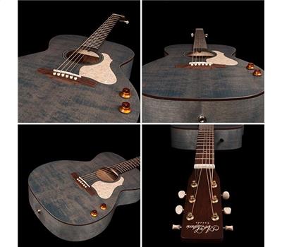 Art & Lutherie Concert Hall Legacy Denim Blue with Q-Discrete Pickup2