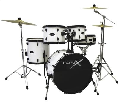 Basix OX-209-WB Oxygen Drum-Set 2 White