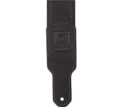 Boss BSH-20-BLK 2" Guitar Strap Black Hybrid Seatbelt2