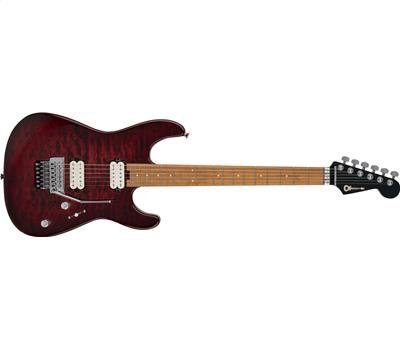 Charvel Pro-Mod Plus San Dimas Style 1 HH FR CM, Carmalized Maple Fingerboard Sangria Burst1