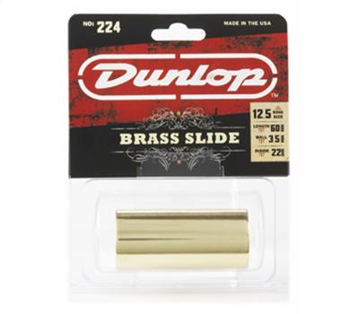 Dunlop 224 Brass Slide Heavey Wal Medium 3.5mm2