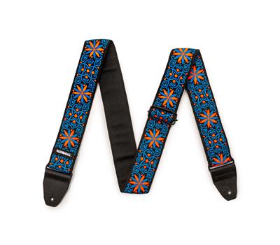 Dunlop Jimi Hendrix Series Strap, Filmore Blacklight Blue