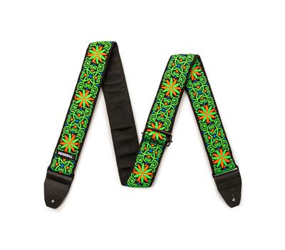 Dunlop Jimi Hendrix Series Strap, Filmore Blacklight Green