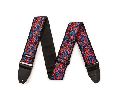 Dunlop Jimi Hendrix Series Strap, Love Drops Blacklight Pink