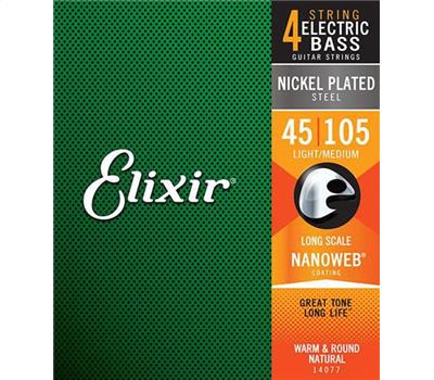 Elixir Nanoweb Coated Nickel Medium .045-.105