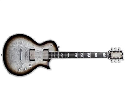 ESP Eclipse Custom Silver Liquid Metal Burst1