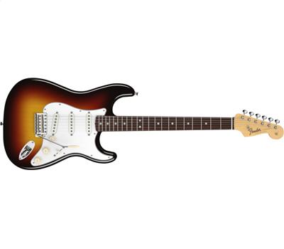 Fender American Vintage 65 Strat Round-Lam RW-Fingerboard 3 Tone Sunburst