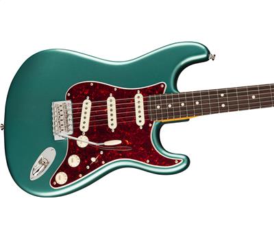 Fender American Professional Classic Stratocaster® Rosewood Faded Sherwood Green Metallic3