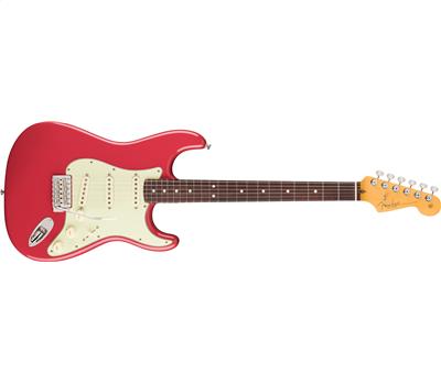 Fender American Professional Classic Stratocaster® Rosewood Faded Faded Dakota Red1