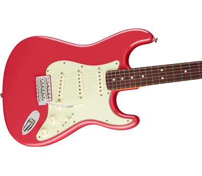 Fender American Professional Classic Stratocaster® Rosewood Faded Faded Dakota Red3