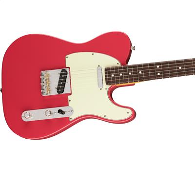 Fender American Professional Classic Telecaster® Rosewood Faded Dakota Red3