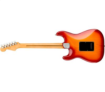 Fender American Ultra Luxe Stratocaster Maple Fingerboard Plasma Red Burst2