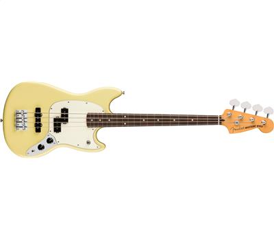 Fender Player II Mustang® Bass PJ Rosewood Fingerboard Hialeah Yellow1