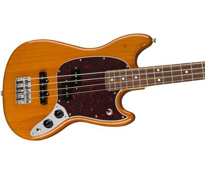 Fender Mustang Bass PJ Pau Ferro Aged Natural3