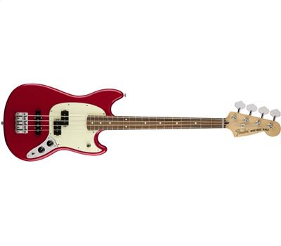 Fender Mustang Bass PJ Pau Ferro Torino Red1
