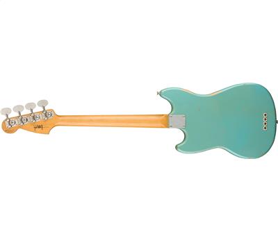 Fender JMJ Road Worn® Mustang Bass® RW Fingerboard Faded Daphne Blue2