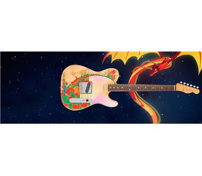 Fender Jimmy Page Dragon Telecaster Rosewood Fingerboard Natural1