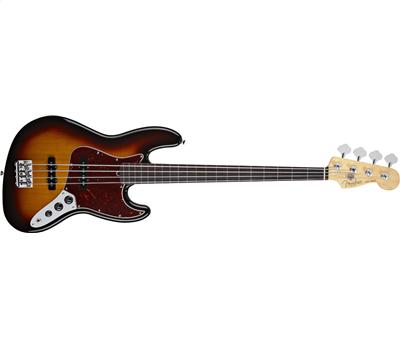 Fender American Standard Jazz Bass RW Fretless 3-TSB
