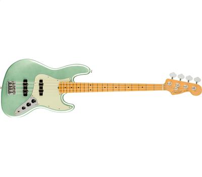 Fender American Professional II Jazz Bass Maple Fingerboard Mystic Surf Green1