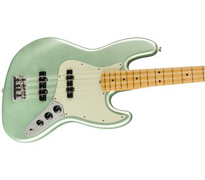 Fender American Professional II Jazz Bass Maple Fingerboard Mystic Surf Green3