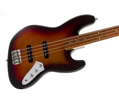 Fender Jaco Pastorius Jazz Bass Fretless Pau Ferro 3-Color Sunburst3