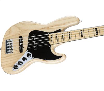Fender American Elite Jazz Bass V ( 5-String ) Ash MN Natural2
