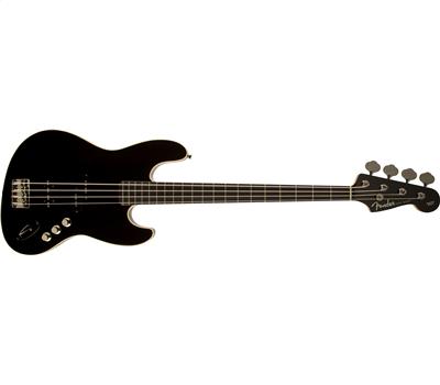 Fender Aerodyne Jazz Bass Rosewood Stained Fretboard Black1