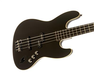 Fender Aerodyne Jazz Bass Rosewood Stained Fretboard Black3