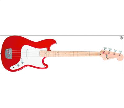 Squier Bronco Bass MN Torino Red1