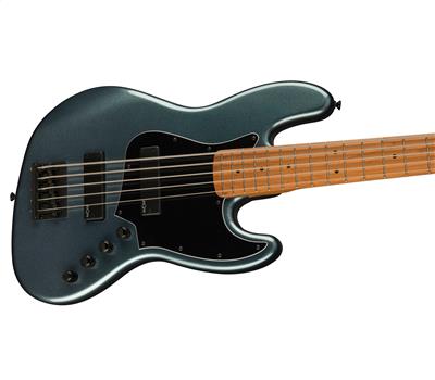 Squier Contemporary Active Jazz Bass HH V Roasted Maple Fingerboard Gunmetal Met3