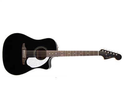 Fender Sonoran SCE Black with Matching Headstock1