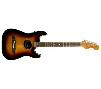 Fender Stratacoustic Premier Flame Maple 3-Color Sunburst1