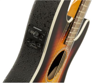 Fender Stratacoustic Premier Flame Maple 3-Color Sunburst3