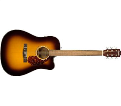 Fender CD-140SCE Dreadnought Walnut Fingerboard Sunburst1