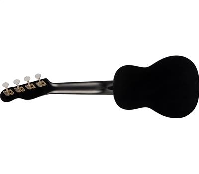 Fender Venice Soprano Ukulele Black2