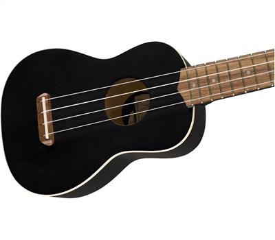 Fender Venice Soprano Ukulele Black3
