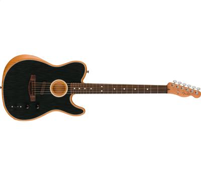 Fender Acoustasonic Player Telecaster Rosewood Fingerboard Brushed Black1