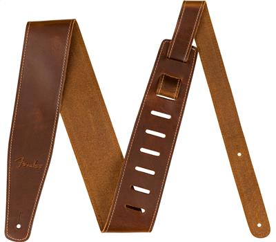 Fender Broken-In Leather Strap Tan 2,5"