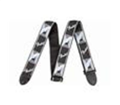 Fender Strap Monogram Black/Grey/DarkGrey