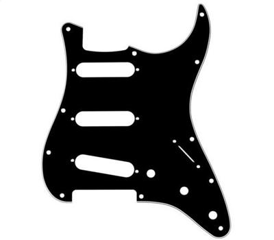 Fender Pickguard STD Strat 11 Hole black