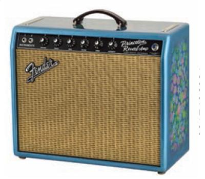 Fender 65 Princeton Reverb Blue Flower Vintage Reissue