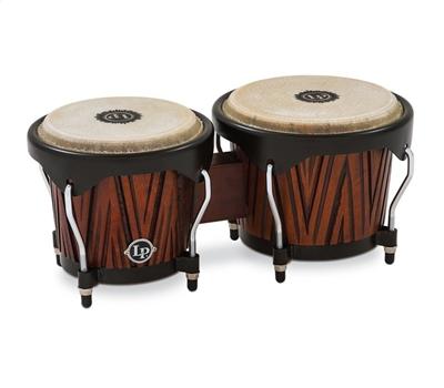 LP City Bongos Carved Mango Wood