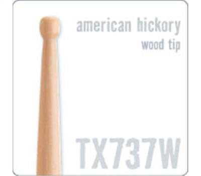 Promark TX 737W American Hickory Wood Tip2
