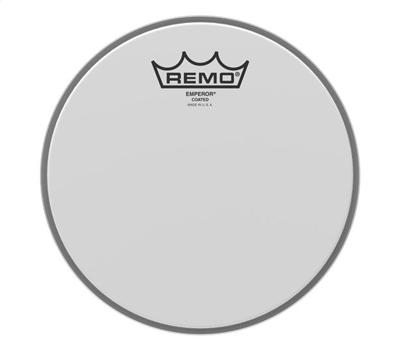 Remo Emperor Coated  weiss 8"
