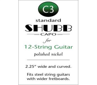 Shubb Capo C3 12-String Guitar Chrom2