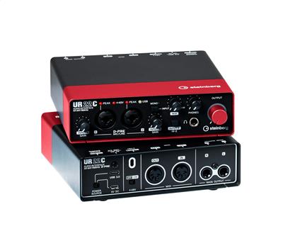 Steinberg UR22C Red USB 3 Audio Interface incl. MIDI I/O & iPad connectivity2