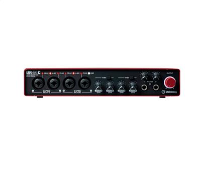 Steinberg UR44C Red USB 3 Audio Interface incl. MIDI I/O & iPad connectivity2