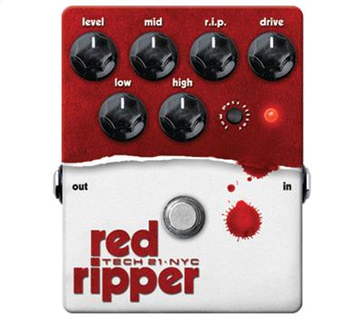 Tech 21 Red Ripper Bass Distortion