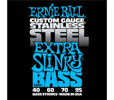 Ernie Ball 2845 Stainless Steel Extra Slinky .040-.095
